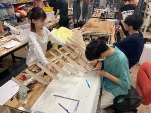 飛行ロボット　授業風景３